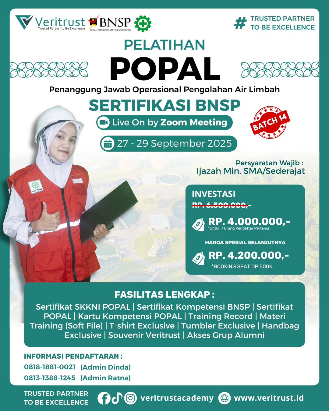 Pelatihan POPAL Sertifikasi BNSP