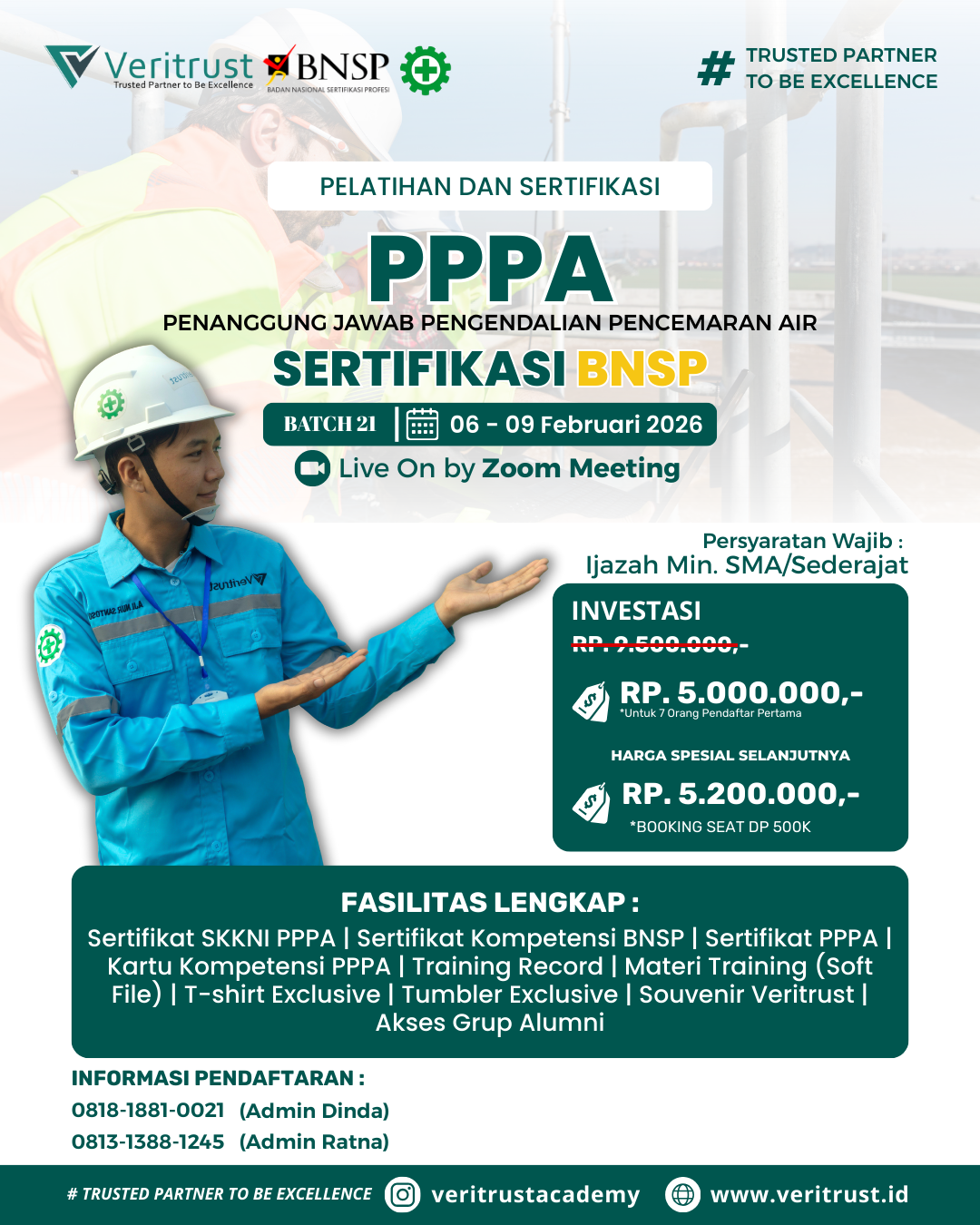 Pelatihan PPPA Sertifikasi BNSP Termurah