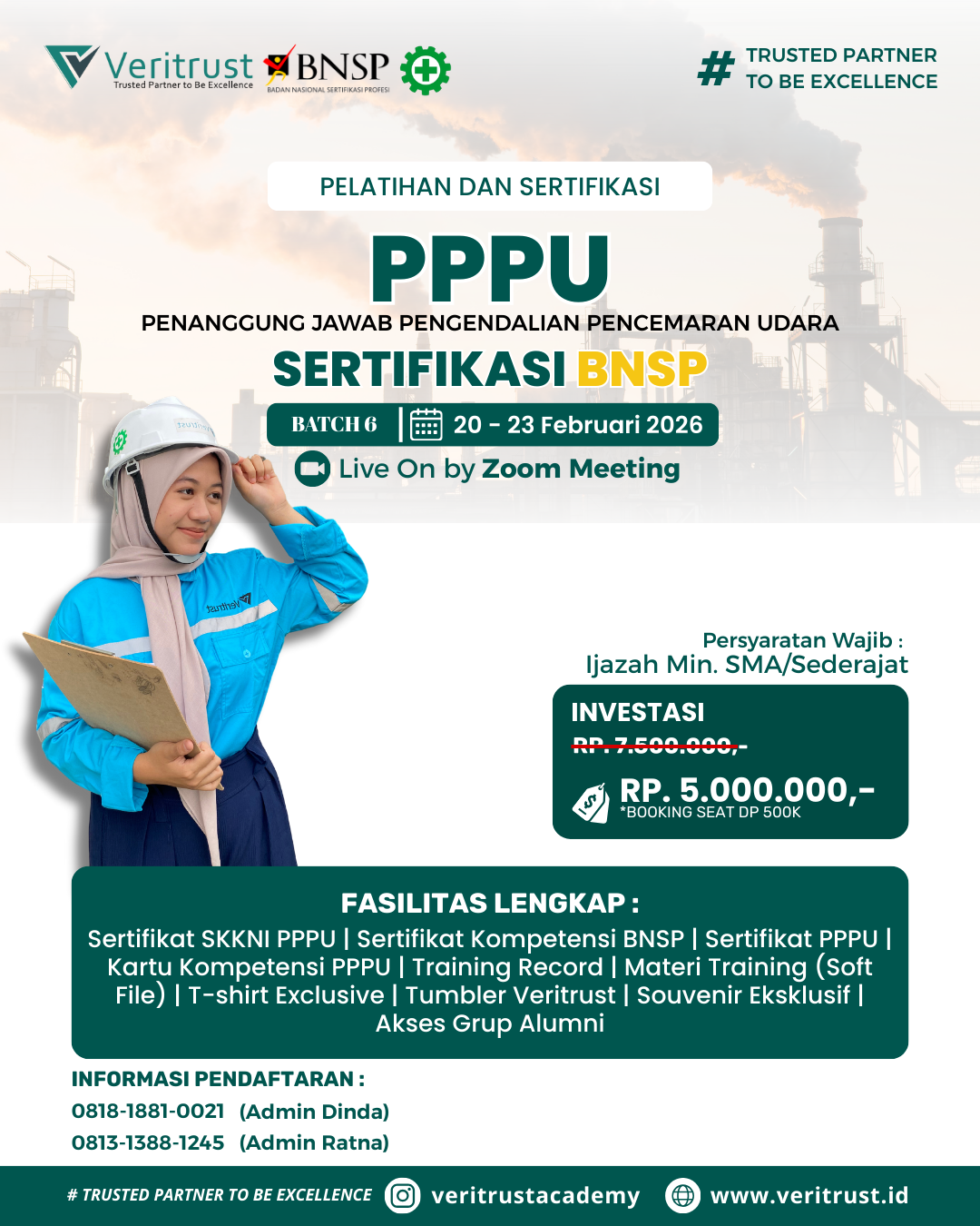 Pelatihan PPPU Sertifikasi BNSP Termurah