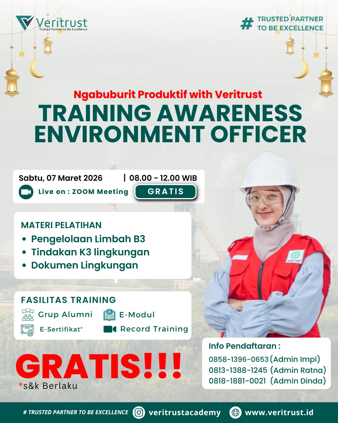 Pelatihan Lingkungan Gratis