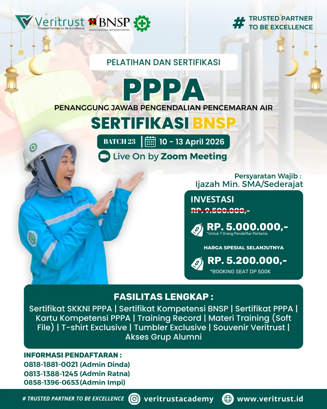Pelatihan PPPA Sertifikasi BNSP