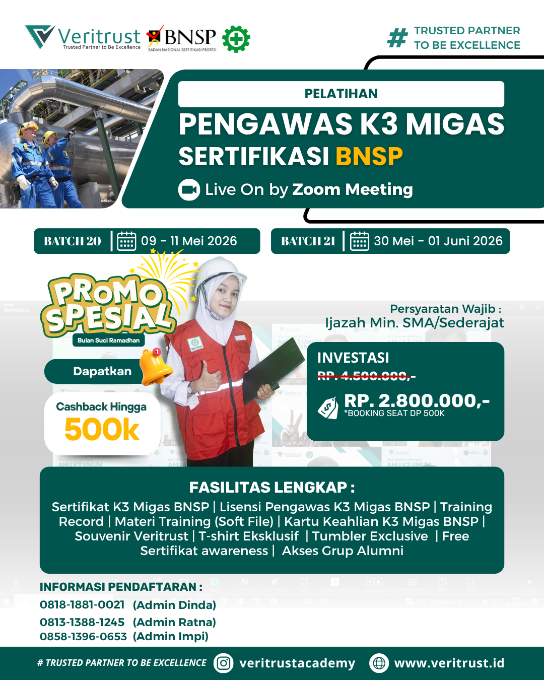 K3 Migas sertifikasi BNSP