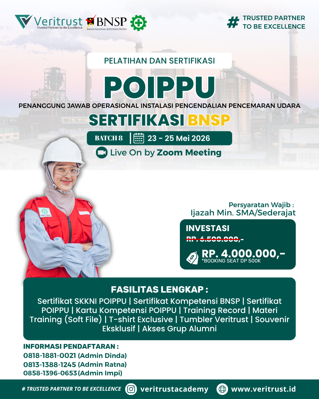 Pelatihan POIPPU Sertifikasi BNSP Termurah di Bulan Mei