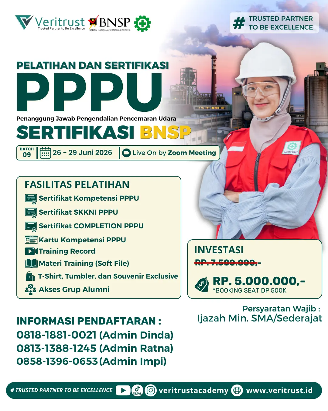 Pelatihan PPPU Tersertifikasi BNSP