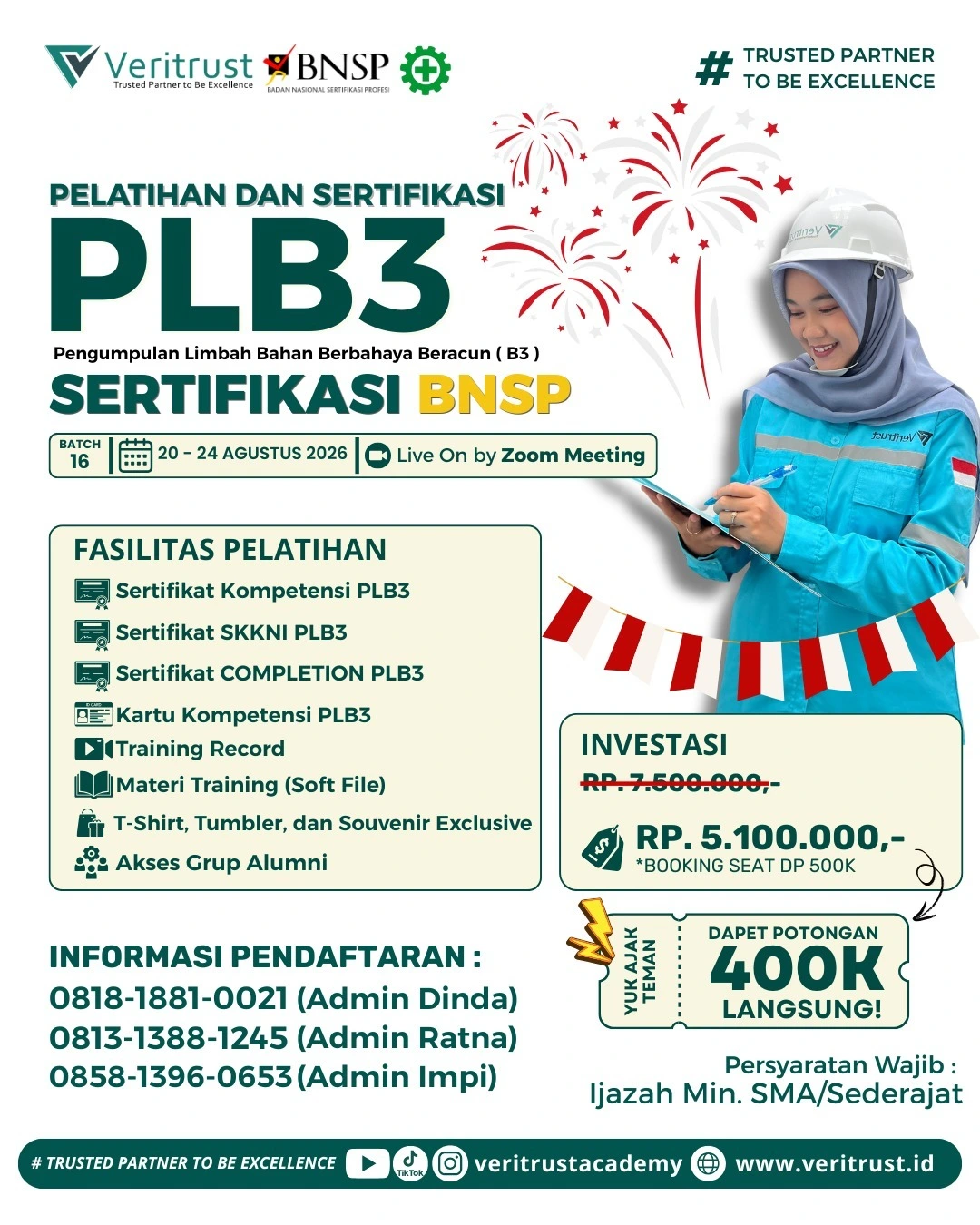 Pelatihan MPLB3 Sertifikasi BNSP Termurah