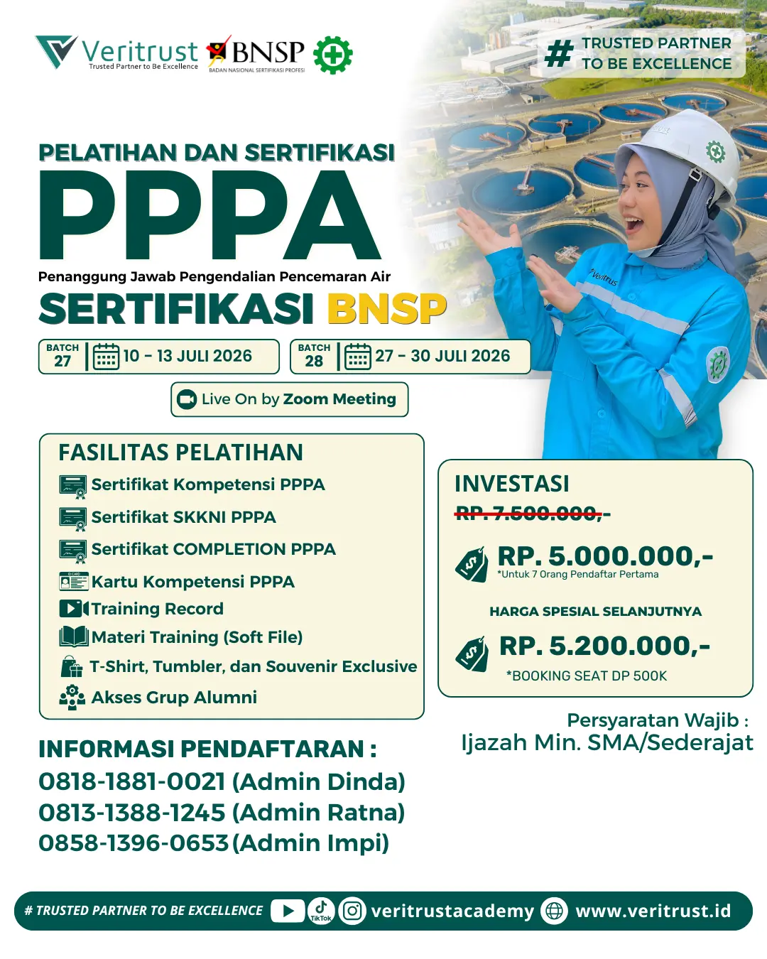 Pelatihan PPPA Sertifikasi BNSP